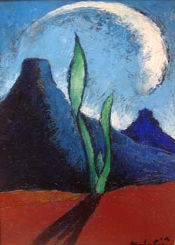 1956 Small landscape with succulent 200x150mm_JM533