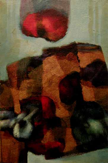 Cyril FRADAN Cat. 25, 1983 - acryl/board - 26.5x18x2 cm
